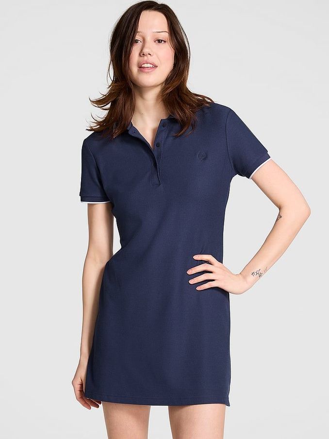 Buy Dresses Plain Short Sleeve Sportlounge Online Victoria s Secret UK