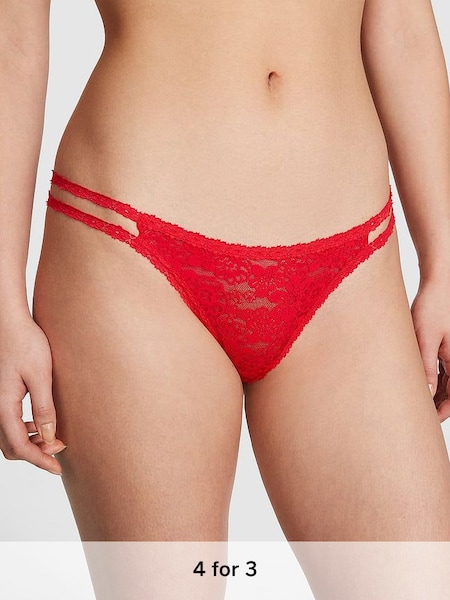 Red Pepper Thong Lace Knickers (K86440) | £9