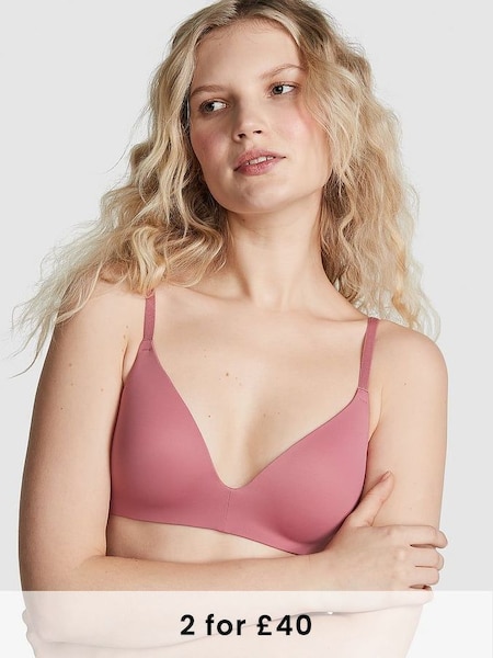 Soft Begonia Pink Non Wired Lightly Lined Bra (K89059) | £29