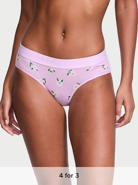 Violet Sugar Purple Tossed Lillies Hipster Logo Knickers (K89101) | £9