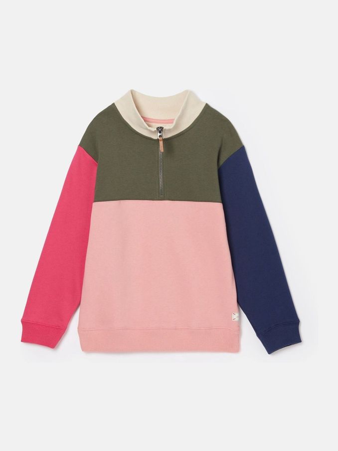 Girls Sweatshirts Hoodies Crew Neck Quarter Zip