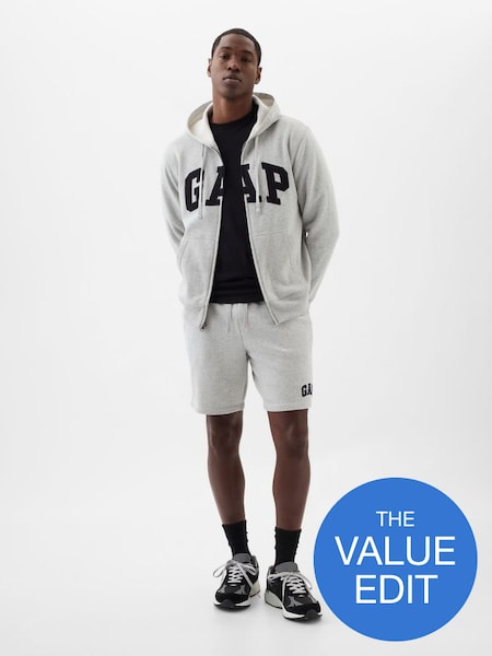 Grey Pull On Logo Jogger Shorts (K93314) | £25