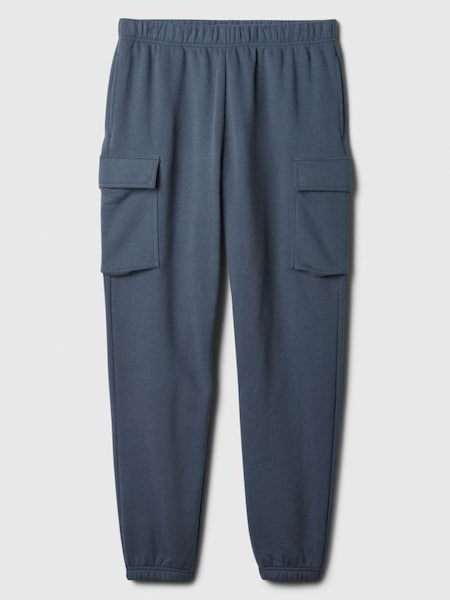 Blue Relaxed Vintage Soft Cargo Joggers (K93321) | £35