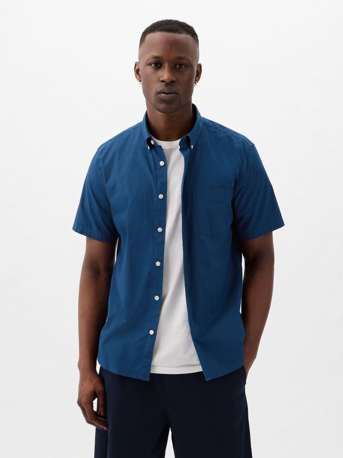 Buy Men s Holiday Shirts Online Gap UK