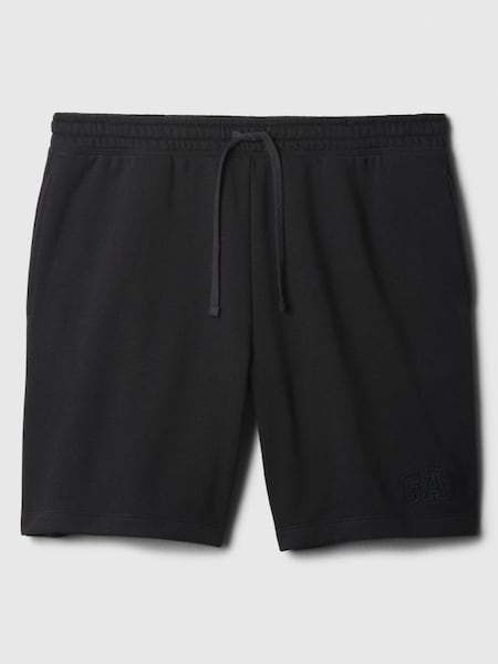 Black Pull On Logo Jogger Shorts (K93337) | £25