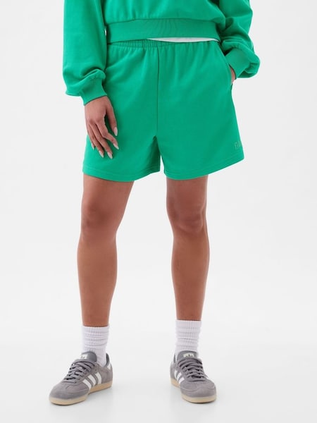 Green Pull On Logo Jogger Shorts (K93353) | £25
