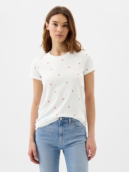 White Favourite Graphic Short Sleeve T-Shirt (K93398) | £12