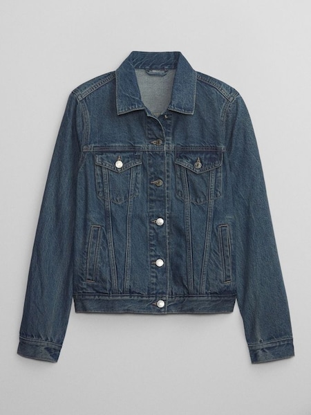Blue Icon Denim Jacket with Washwell (K93469) | £60