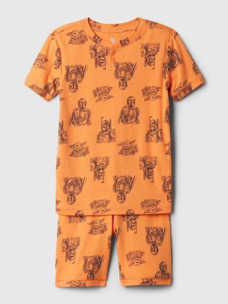 Orange Star Wars Organic Cotton Pyjama Set (4-13yrs) (K93818) | £25