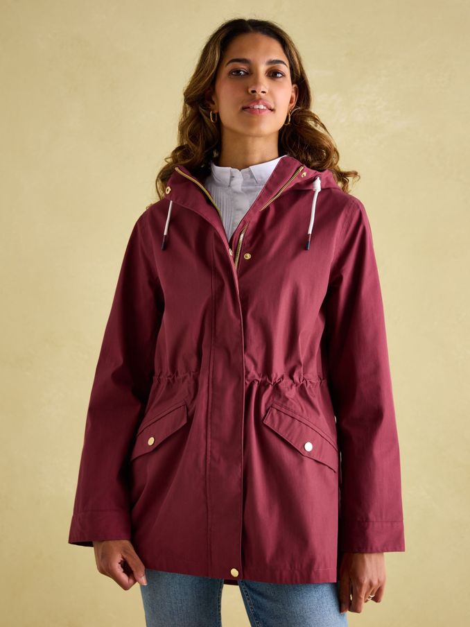 Joules red coat top