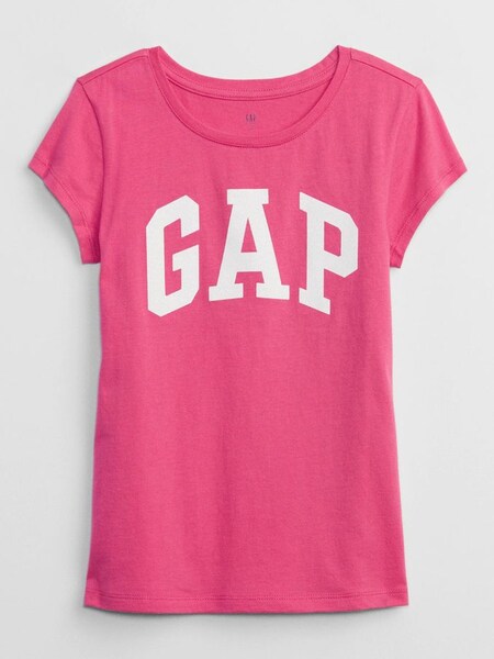 Pink Metallic Logo Short Sleeve T-Shirt (L16764) | £10