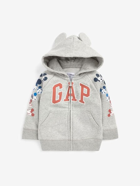 Light Grey Disney Mickey Mouse Graphic Hoodie (L18186) | £30