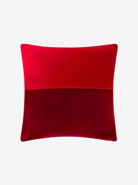 Jasper Conran London Red Velvet Feather Filled Cushion (M0J885) | £42