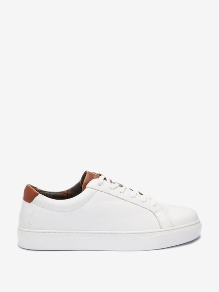 White Leather Trainers (M23375) | £69
