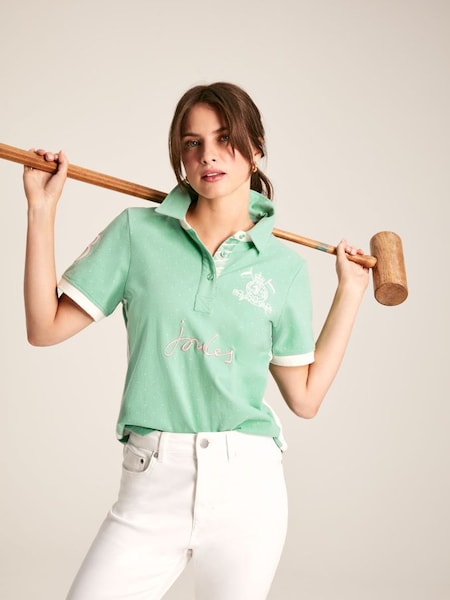 Beaufort Green Short Sleeve Cotton Polo Shirt (M51908) | £49.95