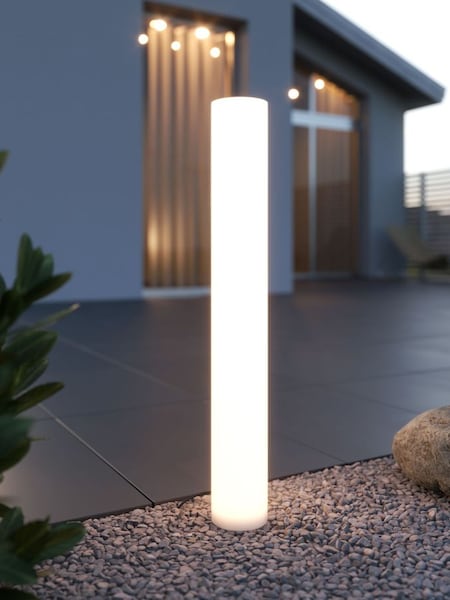 SolarCentre Clear Shard Solar Glow Post Light (M67521) | £45