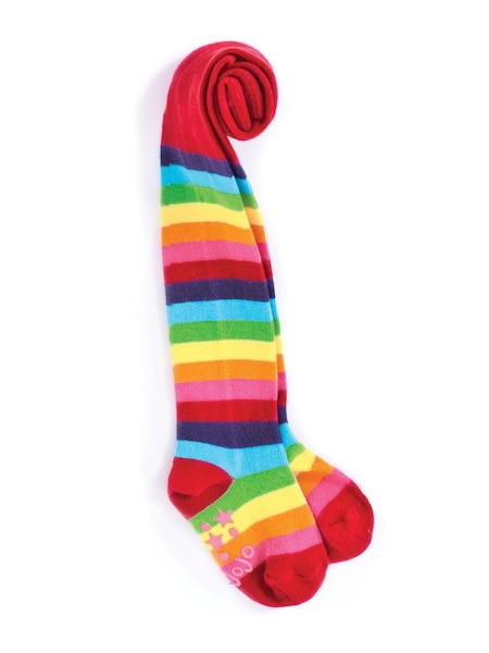 Stripe Cotton Rich Tights in Rainbow (M68232) | £9.50