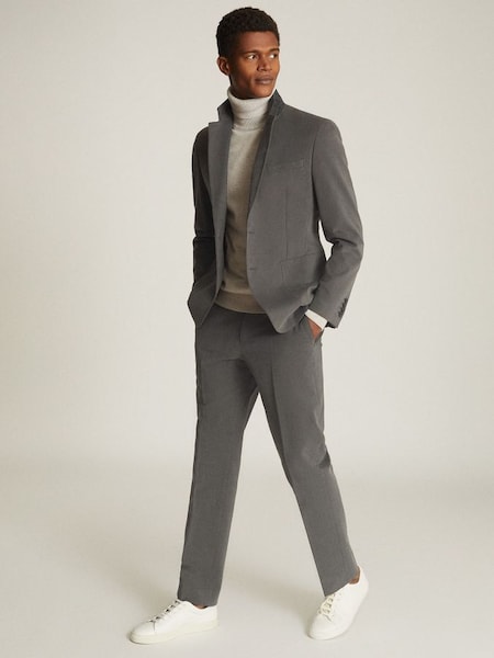 Moleskin Tailored Trousers in Charcoal (M83657) | £40
