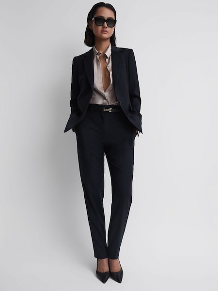 Single Breasted Suit Blazer in Navy (M84532) | £238