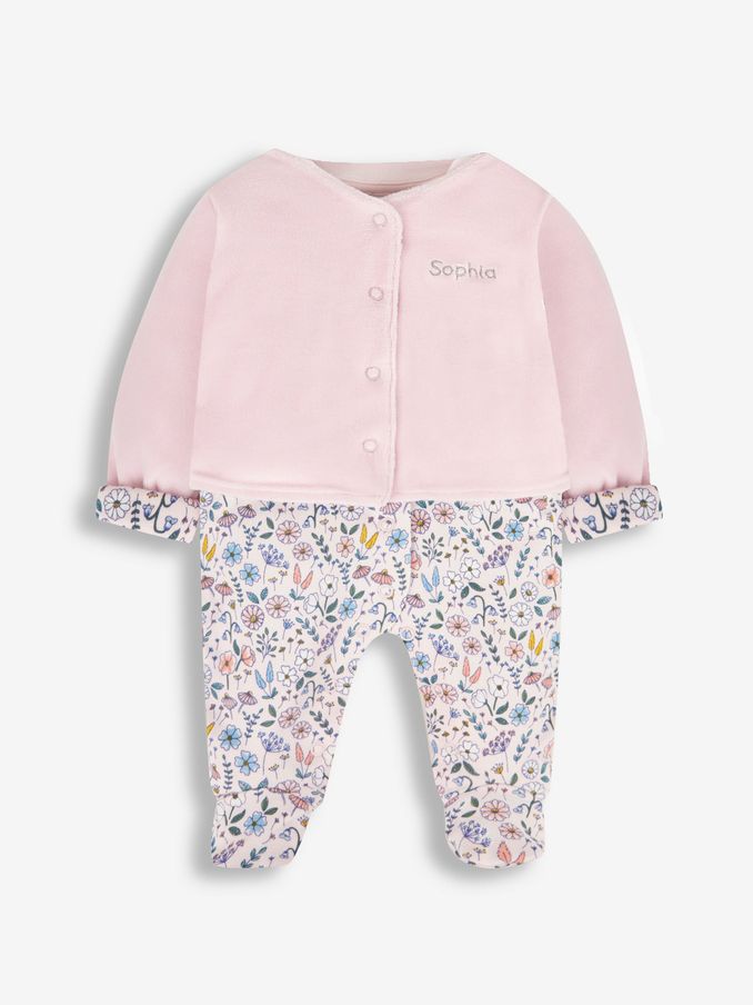 Buy Baby Sleepsuits Can Be Personalised Online JoJo Maman B b UK