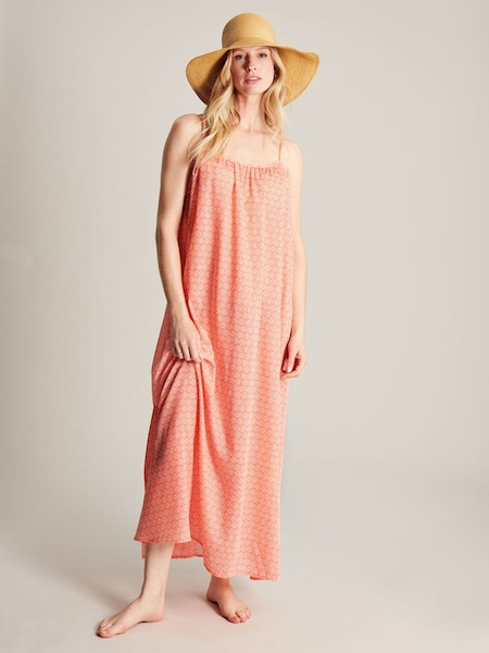 Amanda Orange Beach Dress (N01067) | £20