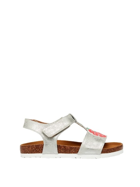 Jnr Scarlett Grey Sandals (N01471) | £11