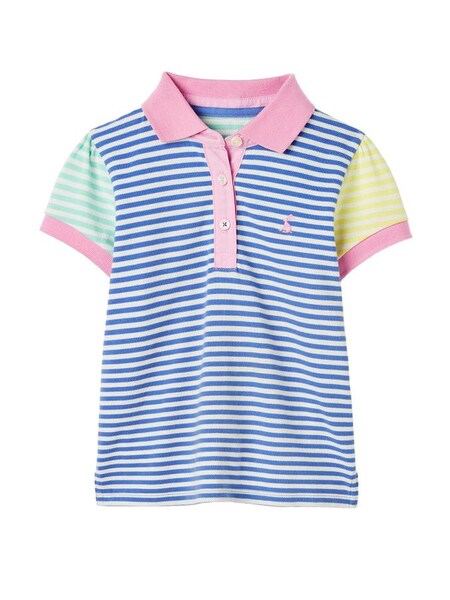 Morgan Blue Striped Polo Shirt (N02591) | £8 - £9