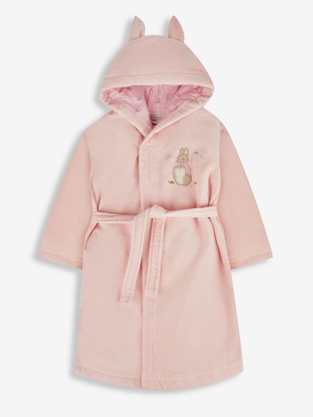Pink Peter Rabbit Cotton Dressing Gown (N06232) | £28.50