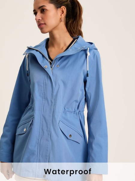 Portwell Blue Waterproof Raincoat With Hood (N17263) | £89.95