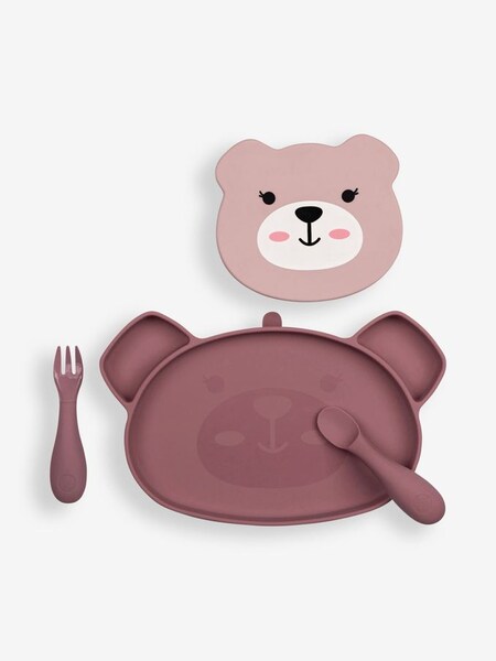 Tum Tum Silicone Weaning Set - Betsy Bear - Pink (N32300) | £28