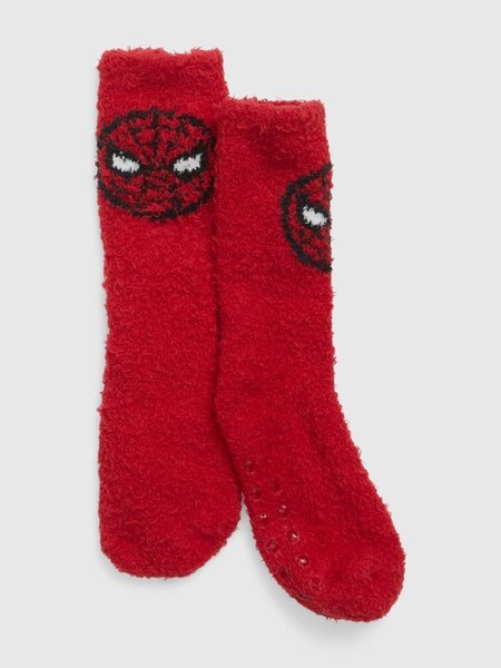 Red Disney / Marvel Fluffy Socks (N34301) | £5