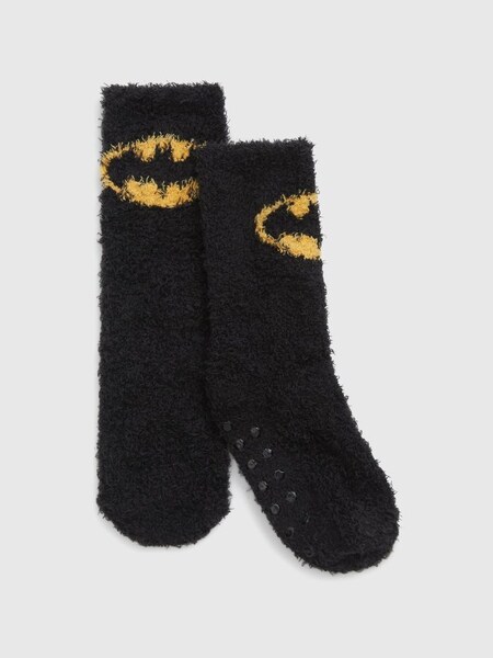 Black DC Batman Fluffy Socks (N34312) | £5