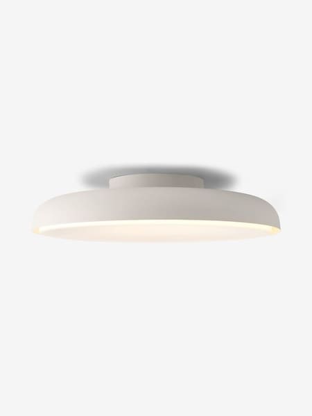 Nura Flush Bathroom Light in Ivory (N36386) | £149