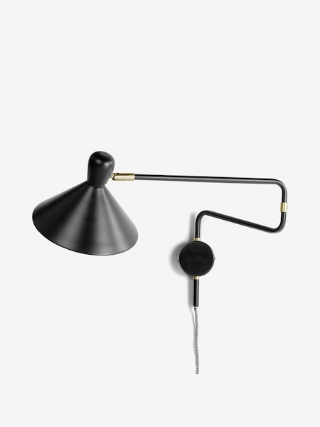 Ogilvy Swing Wall Lamp in Black (N36698) | £79