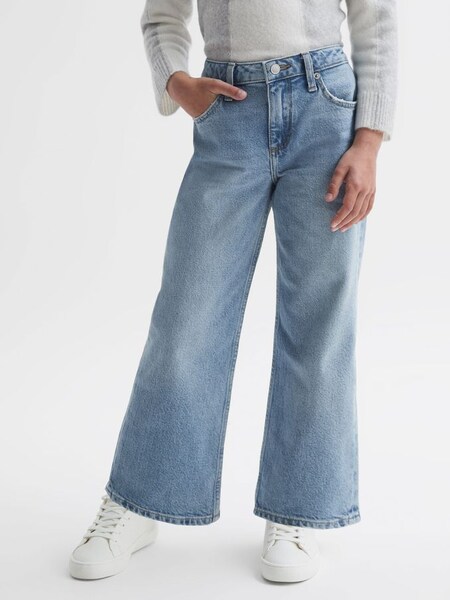 Junior Straight Leg Sequin Detail Jeans in Denim (N36948) | £54