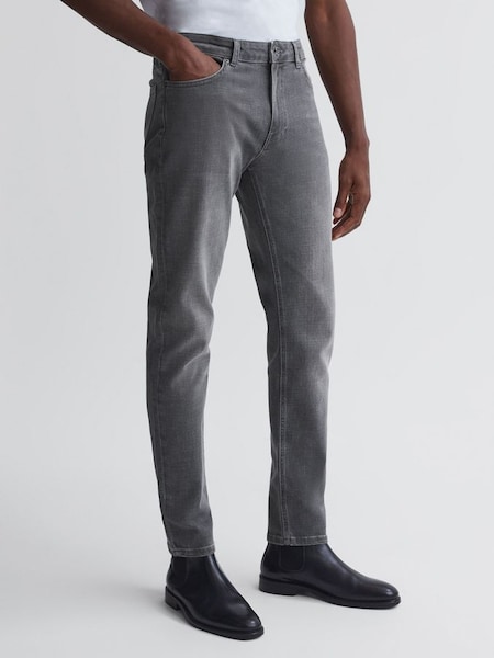 Slim Fit Washed Jeans in Grey (N37738) | £60