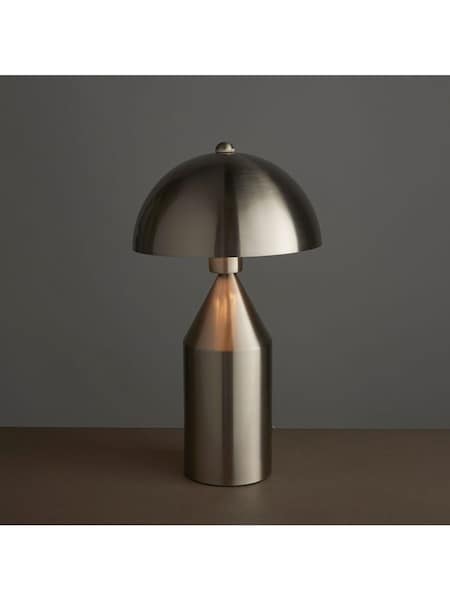 Gallery Home Brushed Nickel Barrie 1 Bulb Table Lamp (N41371) | £167