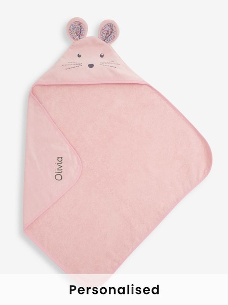 Personalised Mouse Hooded Towel (N44062) | £25.50
