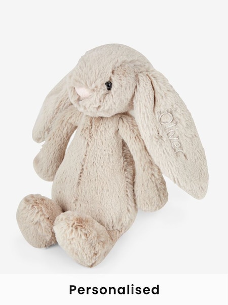 Personalised Jellycat Bashful Bunny in Beige (N44944) | £22