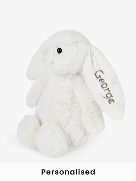 Cream Personalised Jellycat Bashful Bunny (N45342) | £22