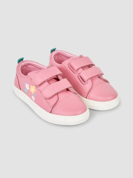 Pink Leather Trainers (N49457) | £32.50