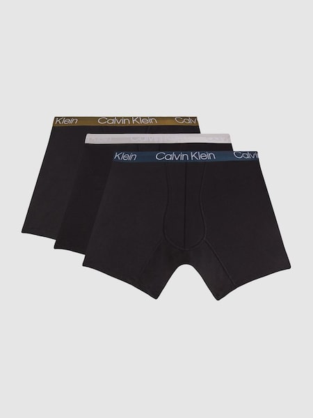 Calvin Klein Underwear 3 Pack Boxer Briefs in Black Multi (N57005) | £44