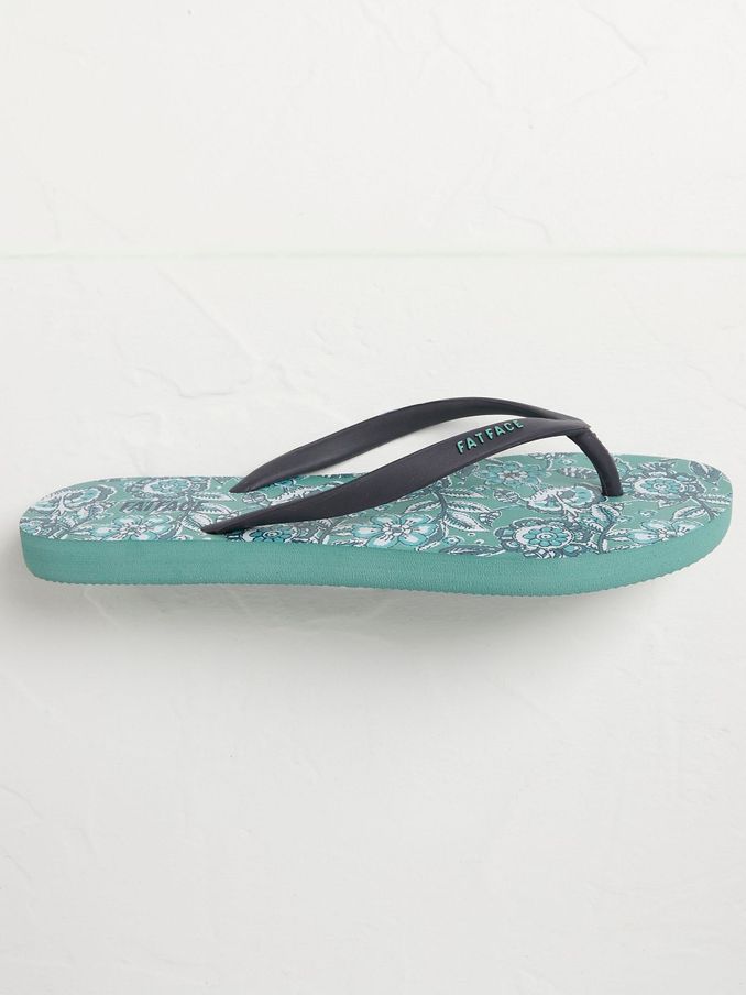 Fat face flip flops ladies top