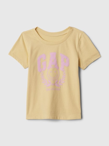 Yellow Logo Short Sleeve Crew Neck T-Shirt (Newborn-5yrs) (N71478) | £8