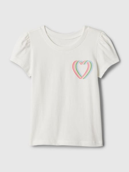 White Graphic Print Short Sleeve Crew Neck T-Shirt (Newborn-5yrs) (N71485) | £8