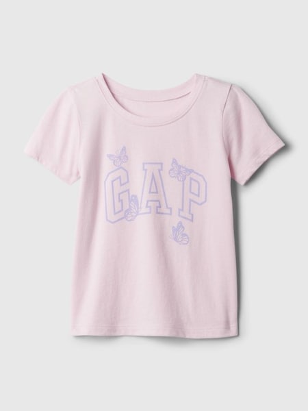 Pink Logo Short Sleeve Crew Neck T-Shirt (Newborn-5yrs) (N71486) | £8