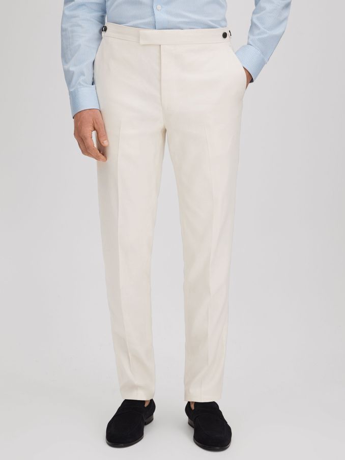 White casual trousers for men hotsell