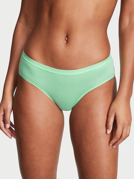 Modern Mint Blue Stretch Cotton Hipster Knickers (N73083) | £9