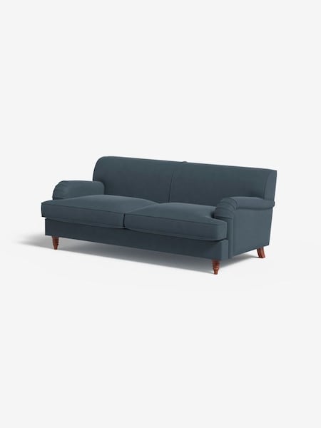 Orson 3 Seater Sofa in Matt Velvet Airforce Blue (N76202) | £1,099