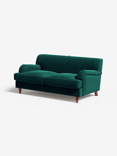 Orson 2 Seater Sofa in Matt Velvet Teal Green (N76212) | £999
